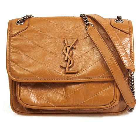 ysl niki baby chain bag in crinkled vintage leather|st laurent niki chain bag.